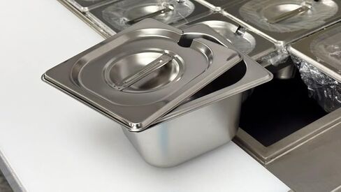 طاولة تحضير الساندويتش المبردة التجارية، بابين، 60 بوصة، ميجا توب NSF بسعة 17 قدم مكعب، سلطة من الفولاذ المقاوم للصدأ ASR-15386 in Kuwait