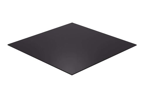 لوح زجاج شبكي أسود - قالب سميك 1/4 بوصة (24 بوصة × 48 بوصة) in Kuwait