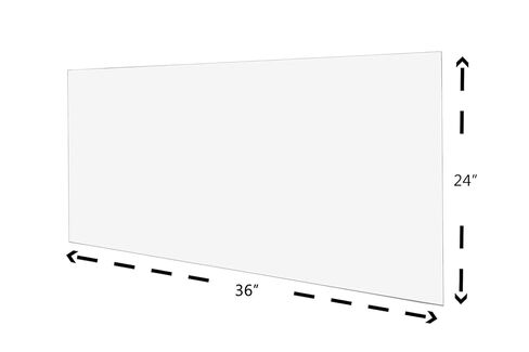 Online Plastic Supply Acrylic Plexiglass Sheet 1/4" x 24" x 36" - Clear in Saudi Arabia
