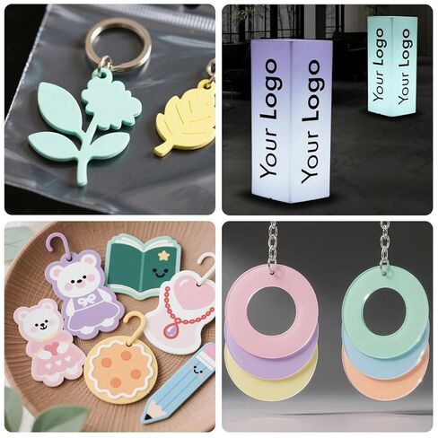 10 Colors Cell Cast Pastel Acrylic Sheets 1/8inch (3mm) 12x12 300x300mm Laserable Plexiglass Sheets Plasitc Board for Laser Cutting Engraving DIY Project Craft Weding invitaton in Kuwait