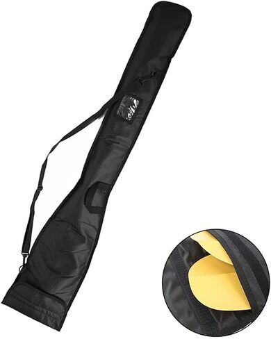 لحقيبة مجداف الكاياك، قماش أكسفورد مقاوم للاهتراء، 2 مجاذيف للتخزين، حماية من الخدش، حزام كتف قابل للتعديل، مقبض من النايلون لقوارب الكانو، مجاذيف تجوال، تخزين النقل in Kuwait