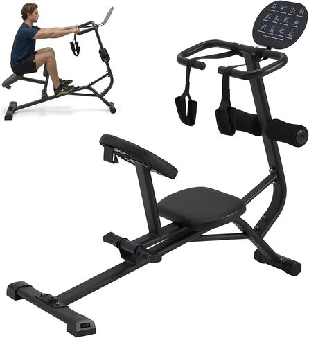 آلة تمدد الجسم بالكامل من أجل المرونة - أداة تمديد للظهر وأوتار الركبة من الصلب شديدة التحمل مع دليل تمرين متكامل، وأشرطة أمان، ودواسات قابلة للتعديل - سعة 350 للمنزل وصالة الألعاب الرياضية in Kuwait