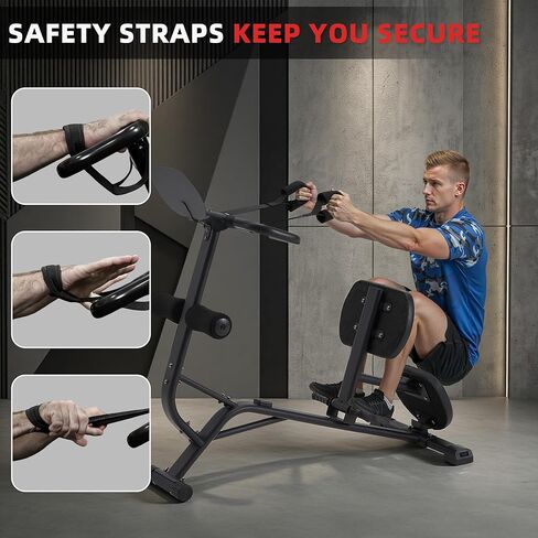 آلة تمدد الجسم بالكامل من أجل المرونة - أداة تمديد للظهر وأوتار الركبة من الصلب شديدة التحمل مع دليل تمرين متكامل، وأشرطة أمان، ودواسات قابلة للتعديل - سعة 350 للمنزل وصالة الألعاب الرياضية in Kuwait