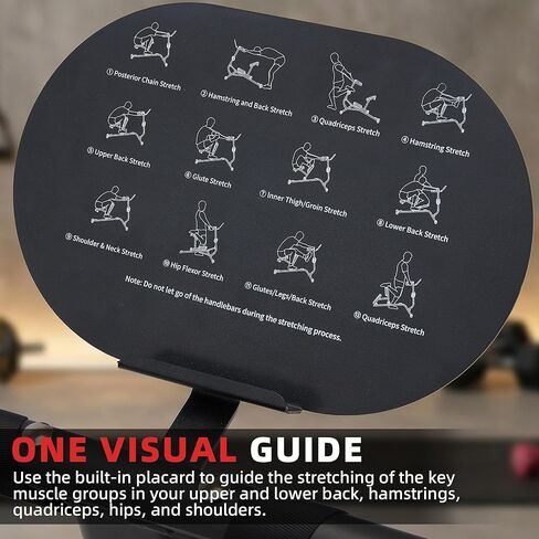 آلة تمدد الجسم بالكامل من أجل المرونة - أداة تمديد للظهر وأوتار الركبة من الصلب شديدة التحمل مع دليل تمرين متكامل، وأشرطة أمان، ودواسات قابلة للتعديل - سعة 350 للمنزل وصالة الألعاب الرياضية in Kuwait