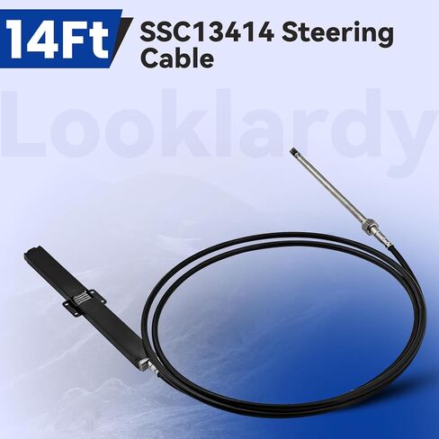 SSC13414 14Ft Mechanical Rack & Pinion Steering Cable Compatible with SB39526P,SB39544P Bezel Kits for Back Mount Steering System & SH5210P,SH5230P Helm Units Fits for SS14114,SS15114 in Kuwait