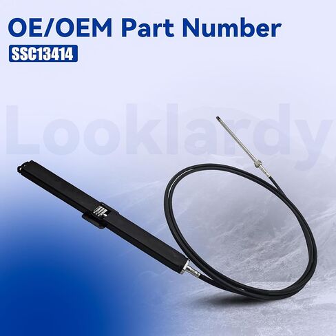 SSC13414 14Ft Mechanical Rack & Pinion Steering Cable Compatible with SB39526P,SB39544P Bezel Kits for Back Mount Steering System & SH5210P,SH5230P Helm Units Fits for SS14114,SS15114 in Kuwait