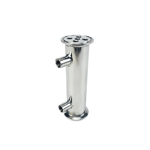 1.5" 38mm（ OD50.5mm）Dephlegmator, Reflux, Distiller Condenser with 1/4" Female Tread,Length 150mm,Sanitary Steel 304 in Saudi Arabia