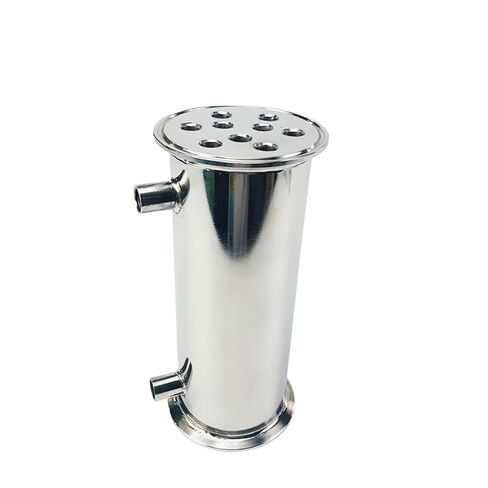 3" 76mm(OD91mm) Dephlegmator, Reflux,Distiller Condenser.Length 200mm,with 1/4" Female Thread,Sanitary Stainless Steel 304 in Saudi Arabia