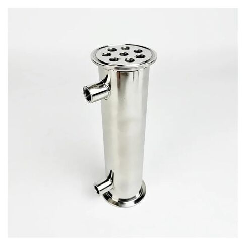 2"(51mm) OD64, Sanitary Dephlegmator/Distillation Condenser with 1/4" Female Thread, 8 Pipes Inside ID 8mm,Lenght 200mm,Reflux in Saudi Arabia