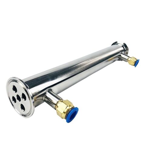 1.5" 38mm(OD50.5mm) Dephlegmator, Reflux, Distiller Condenser with 1/4" Female Thread,Length 300mm,Sanitary Steel 304 in Saudi Arabia