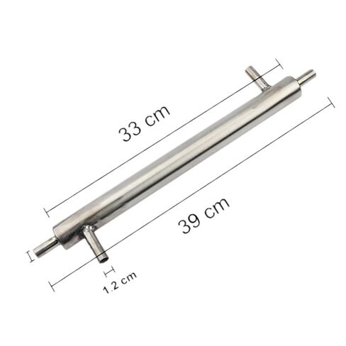 Distiller External Cooling Tube Moonshine Condenser,Stainless Cooler Cooling Pipe Tube Home Brew Vodka Whisky Wine Alcohol Maker in Saudi Arabia