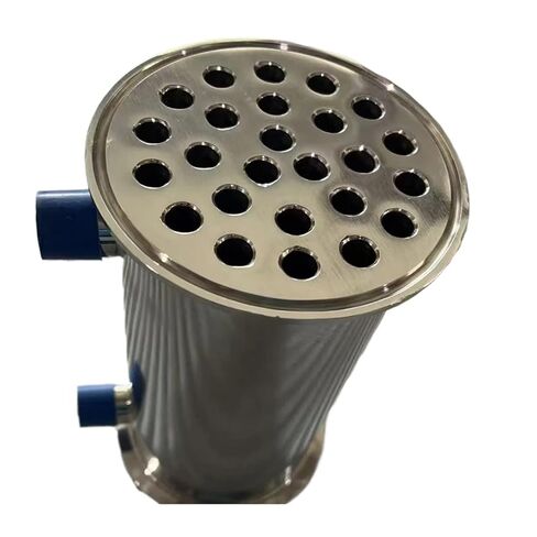 Clamp 4" Dephlegmator L-200mm, with 1/2" External Thread, Condenser 25 Holes, Sanitary Steel 304 in Saudi Arabia