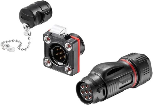 BD20 industrial aviation and socket 2-14 core waterproof and dustproof reverse installation mechanical equipment instrument connector(3 core) in Kuwait