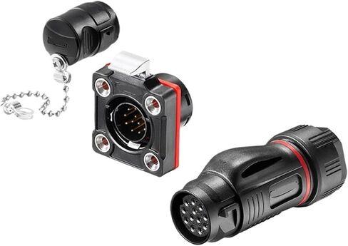 BD20 industrial aviation and socket 2-14 core waterproof and dustproof reverse installation mechanical equipment instrument connector(3 core) in Saudi Arabia