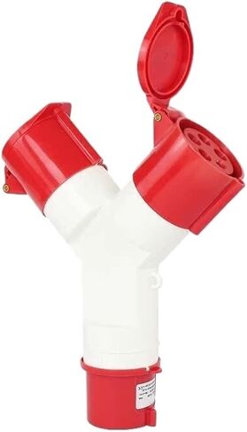 Waterproof industrial aviation and socket one in two out Y type 3/4/5 core 16A32A non-explosion-proof three-phase power(5 core 32A) in Kuwait