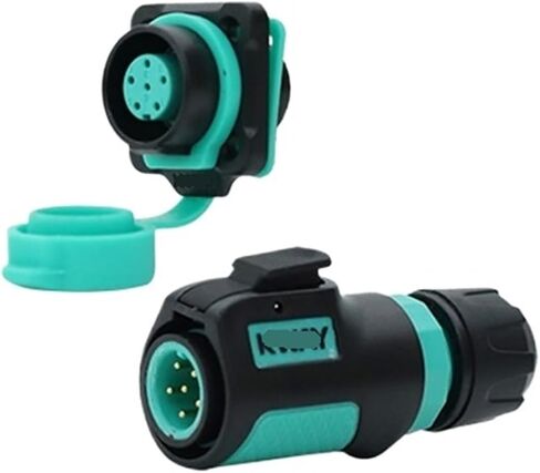 K12 aviation socket 2-3-4 core 5-6-7-8 pin square socket connector(P2 core plug B2 square socket 5A250V) in Kuwait