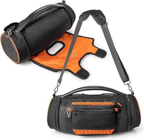 حزام حمل للسفر لـ JBL Boombox 3 2 1/Boombox 3 مكبر صوت محمول مقاوم للماء واي فاي، حزام كتف مع غطاءين جانبيين، حقيبة حمل للسفر لـ JBL Boombox 3 (حقيبة فقط) in Kuwait