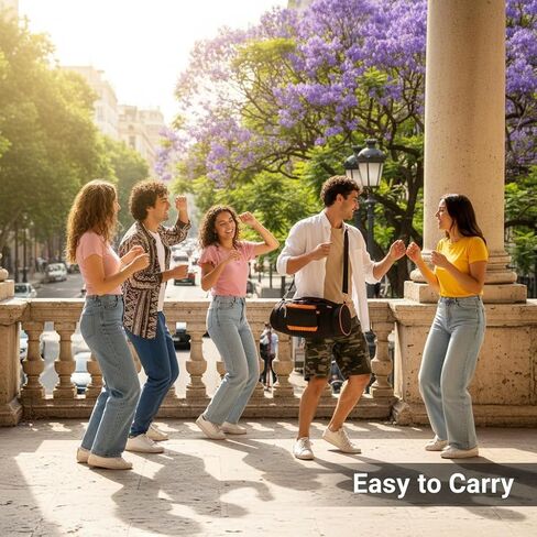 حزام حمل للسفر لـ JBL Boombox 3 2 1/Boombox 3 مكبر صوت محمول مقاوم للماء واي فاي، حزام كتف مع غطاءين جانبيين، حقيبة حمل للسفر لـ JBL Boombox 3 (حقيبة فقط) in Kuwait