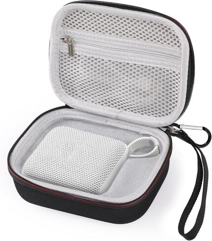 حافظة Hianjoo صلبة متوافقة مع JBL Go 4، حقيبة حمل EVA للسفر لمكبر صوت بلوتوث، حافظة واقية مقاومة للصدمات والغبار مع بطانة وحبل، أسود in Kuwait