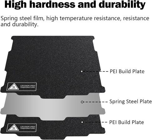 HzdaDeve Textured PEI Sheet and Smooth PEY Build Plate 235X235mm Spring Steel Print Bed Magnetic Base for K1/Ender 3 V3 SE/Ender 3 V3 KE/Neptune 3 Pro/Neptune 4 Pro/Ender 3 S1 Pro/SV05/SV06/SV07 (PEY) in Saudi Arabia