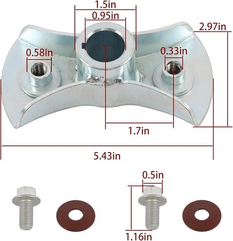 72610-VG3-030 Lawn Mower Blade Holder Replacement for Honda HRR216K6 VKAA HRR216K7 PDAA Models in Saudi Arabia