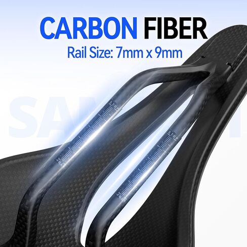 3D Printed Bike Saddle | Comfortable Road Bike Seat Cushion for Men and Women| Lightweight Carbon Fiber Bicycle Seat, Shock Absorbing and Breathable | Ideal for MTB BMX XC Gravel Bikes in Saudi Arabia