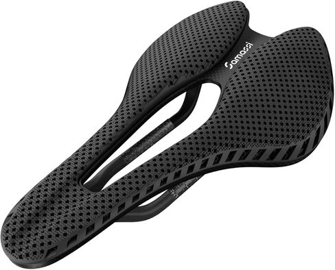 3D Printed Bike Saddle | Comfortable Road Bike Seat Cushion for Men and Women| Lightweight Carbon Fiber Bicycle Seat, Shock Absorbing and Breathable | Ideal for MTB BMX XC Gravel Bikes in Saudi Arabia