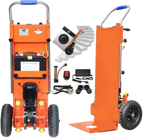 Electric Stair Climbing Hand Trucks Heavy Duty,880 LBS Hand Trucks High Load Capacity Electric Stair Climbing Hand Trucks Dolly Cart (Blue, 1 Battery) in Saudi Arabia