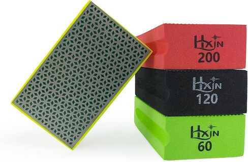 وسادة تلميع يدوية ماسية، كتلة سنفرة ماسية، وسادات سنفرة إسفنجية ماسية مدعومة بالإسفنج لتلميع الطحن الرطب أو الجاف للجرانيت والرخام والبلاط والسيراميك الزجاجي (1، 60 # مكعب) in Kuwait