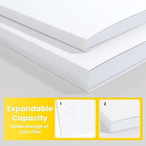 مجلدات ملفات Sunee ، 120 Pack Manilla Bolders 8.5 × 11 ، مجلدات الملفات الملونة لوازم المدرسة المنزلية لملفات ملفات المستندات ، 6 ألوان متنوعة in Saudi Arabia