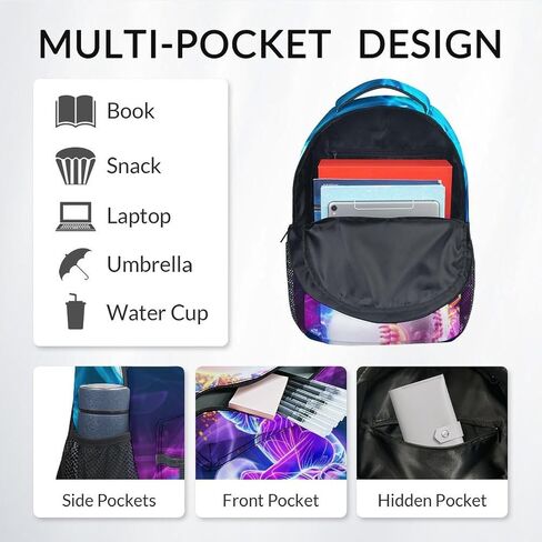 Backpack for Boys Baseball Backpacks with Padded Shoulder Straps - Kids Sports BookBag with Padded Shoulder Straps, Durable School Supplies for Teens Boys (17 Inch) in Saudi Arabia