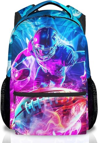 Backpack for Boys Baseball Backpacks with Padded Shoulder Straps - Kids Sports BookBag with Padded Shoulder Straps, Durable School Supplies for Teens Boys (17 Inch) in Saudi Arabia