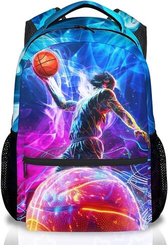 Backpack for Boys Baseball Backpacks with Padded Shoulder Straps - Kids Sports BookBag with Padded Shoulder Straps, Durable School Supplies for Teens Boys (17 Inch) in Saudi Arabia