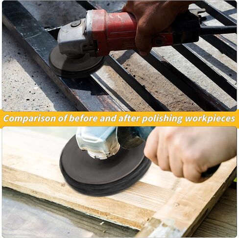15 Pcs 4-1/2" x 7/8" Strip Discs Bulk, Paint Stripping and Rust Removal Wheels for Angle Grinders, Abrasive Grinding Discs for Metal, Wood, and Fiberglass in Saudi Arabia