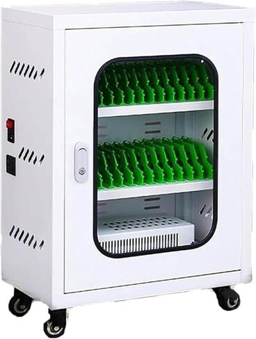 Rechargeable Mobile Phone Charging Cabinet, Aluminum Alloy Mobile Phone Cabinet, Portable Mobile Phone Storage Box, Mobile Phone Safe for Company Conference Room,12Slots in Saudi Arabia