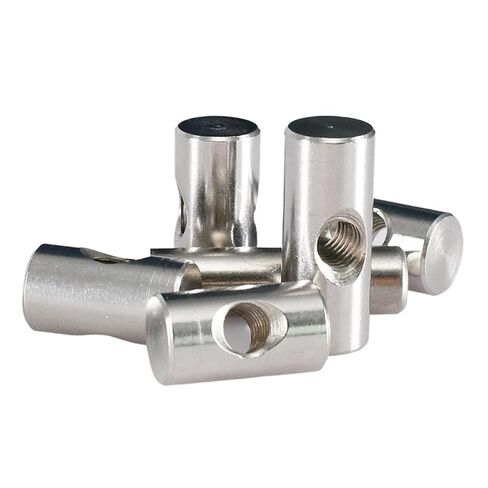 دبوس أسطواني من الفولاذ المقاوم للصدأ، فتحة متقاطعة 304 من الفولاذ المقاوم للصدأ M4 M5 M6 صواميل أسطوانة متقاطعة للأثاث الخشبي (M6x14 (5 قطع)) in Kuwait