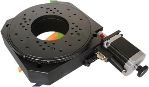 Motorized Rotary Positioning Stage NT03RA200M Laboratory Hollow Precision Electric Rotary Table Industrial Step Rotary Table Displacement Table Work in Saudi Arabia