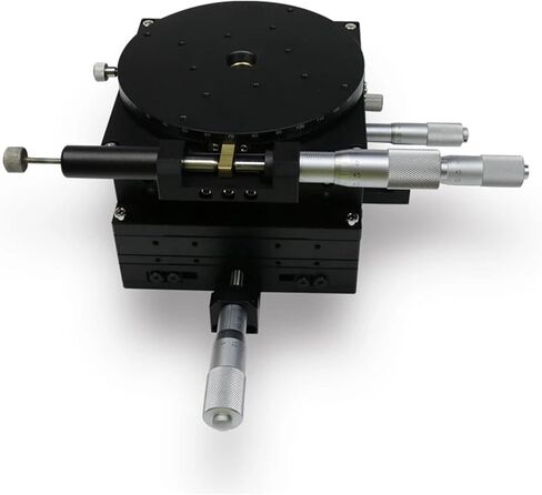 Motorized Rotary Positioning Stage XYZR Four-axis Stage XYZR125-C Manual fine-Tuning Guide Platform LTP125-R-2 Rotary Table, Load: 49N (5kgf) in Saudi Arabia