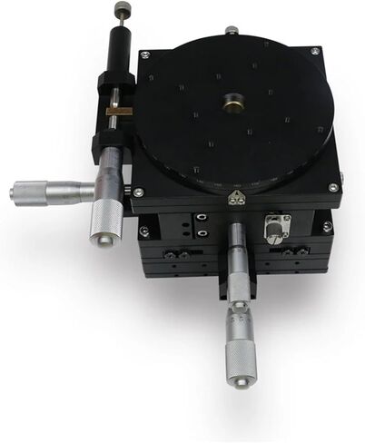 Motorized Rotary Positioning Stage XYZR Four-axis Stage XYZR125-C Manual fine-Tuning Guide Platform LTP125-R-2 Rotary Table, Load: 49N (5kgf) in Saudi Arabia