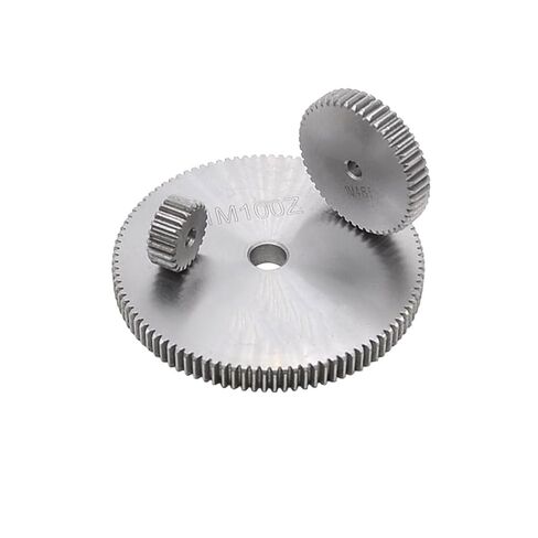 ترس محرك فولاذي شديد التحمل 1 قطعة ترس فولاذي 1 معامل 12 سنًا - 27 سنًا سمك معدني 10 مم ضياء خارجي 14-29 مم (14 سنًا) in Kuwait