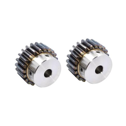 Steel Heavy Duty Motor Pinion Gear 1.5M 15T-28T Spur Gear Pinion Bore 6mm Model .5 Motor with Step OD 21mm-45mm Carbon Steel(15 Teeth) in Saudi Arabia