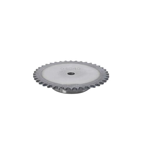 Steel Heavy Duty Motor Pinion Gear 04C Chain Sprocket 25/26/27/28/30/32/33/34/35/36/37/38/40/45/46/47 Teeth Pitch 6.35mm Steel Industrial Transmission(27 Teeth) in Saudi Arabia