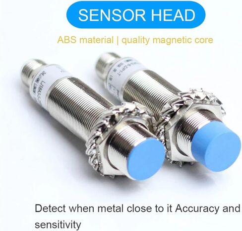 IP65 M12 inductive Proximity Sensor NPN PNP DC10-30V 4-pin Connection Cylindrical Metal Proximity Switch LJ12A3 Series(Llj12a3-8-f 4mm,PNP NO -P1-T) in Saudi Arabia