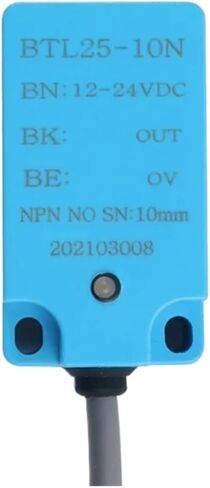 IP68 NPN/PNP 3 سلك 8 مم 10 مم 1000 هرتز مفتاح القرب التلقائي السريع 25 × 25 مستشعر القرب الحثي BTL25 (Pnp No، 10 مم (غير متدفق)) in Saudi Arabia