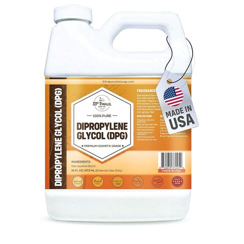 16oz Dipropylene Glycol (DPG) – Versatile Solvent & Fragrance Diluent for Perfume, Essential Oils & Personal Care Formulations – Clear, Low Odor Cosmetic Ingredient | 16 Ounces in Saudi Arabia