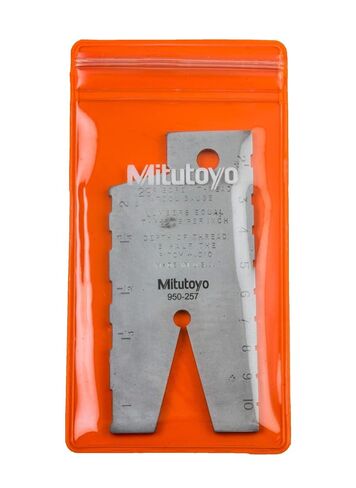 Mitutoyo 950-257 Acme Screw Thread Gage, Included 29 Degrees Angle, for Checking and Grinding ANSI Setting Tools, for Cutting Acme Threads with 12-1/2" Inclination in Saudi Arabia