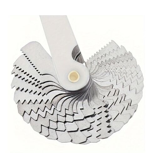 58pcs Metric & Imperial Screw Thread Pitch Gauge - Perfect for Measuring Tools in Saudi Arabia