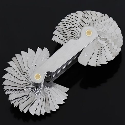 58pcs Metric & Imperial Screw Thread Pitch Gauge - Perfect for Measuring Tools in Saudi Arabia