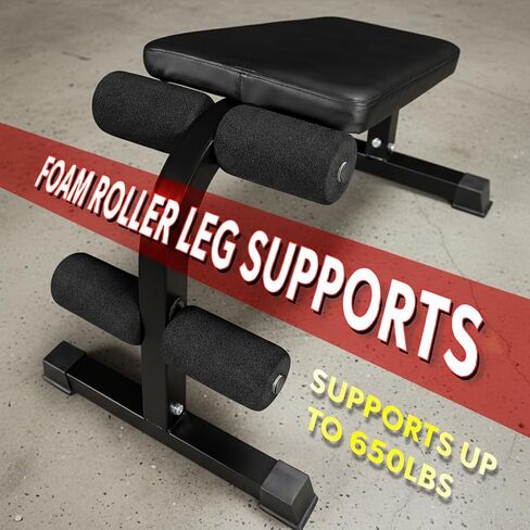 Valor Fitness Decline Sit-Up Bench for Ab Workouts – Heavy Duty Abdominal Slant Board for Crunches, Core Training, Russian Twists, Ab Raises – 650 lb Max Weight – Adjustable Fit – Home Gym Bench in Kuwait