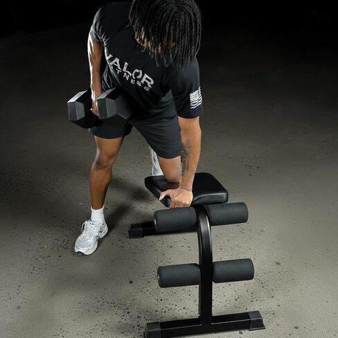 Valor Fitness Decline Sit-Up Bench for Ab Workouts – Heavy Duty Abdominal Slant Board for Crunches, Core Training, Russian Twists, Ab Raises – 650 lb Max Weight – Adjustable Fit – Home Gym Bench in Kuwait